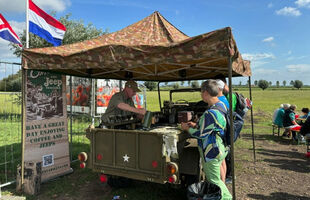 Mobiele koffiebar US Army style