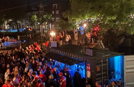 Onze 20 ft barcontainer tijdens Leidens Ontzet ? - Foto 1